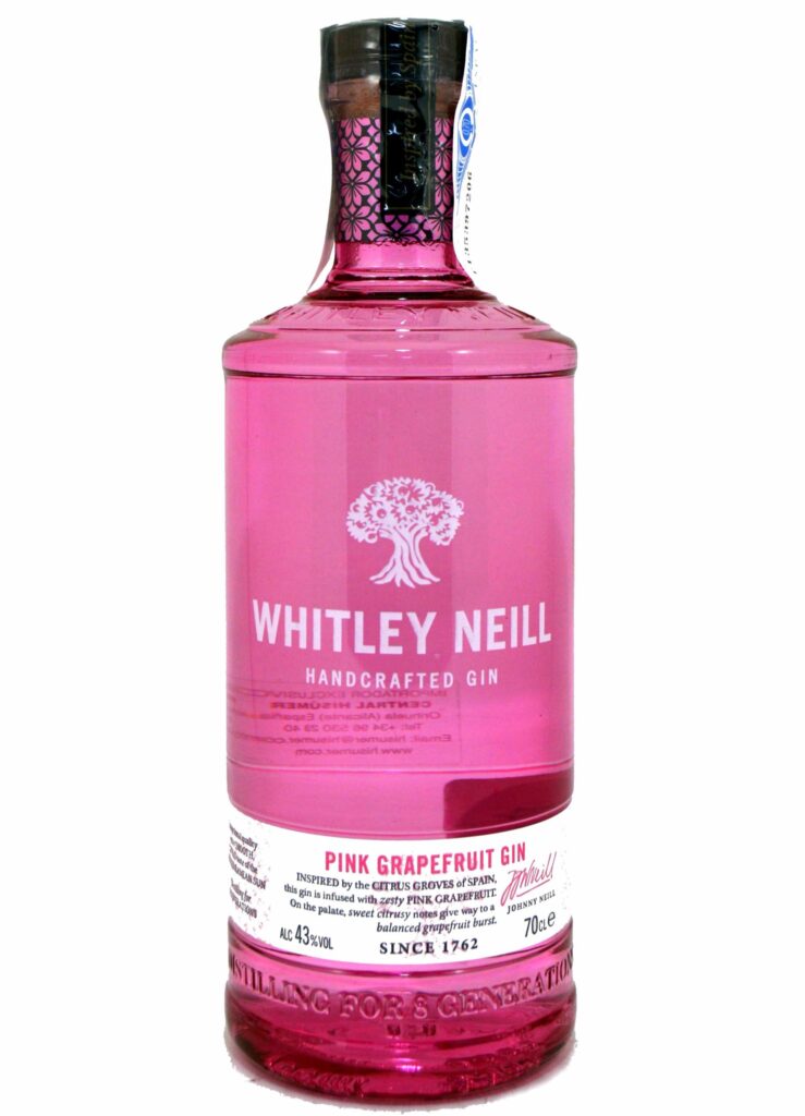 Whitley Neill Pink Grapefruit Gin 】 Vinos Baco