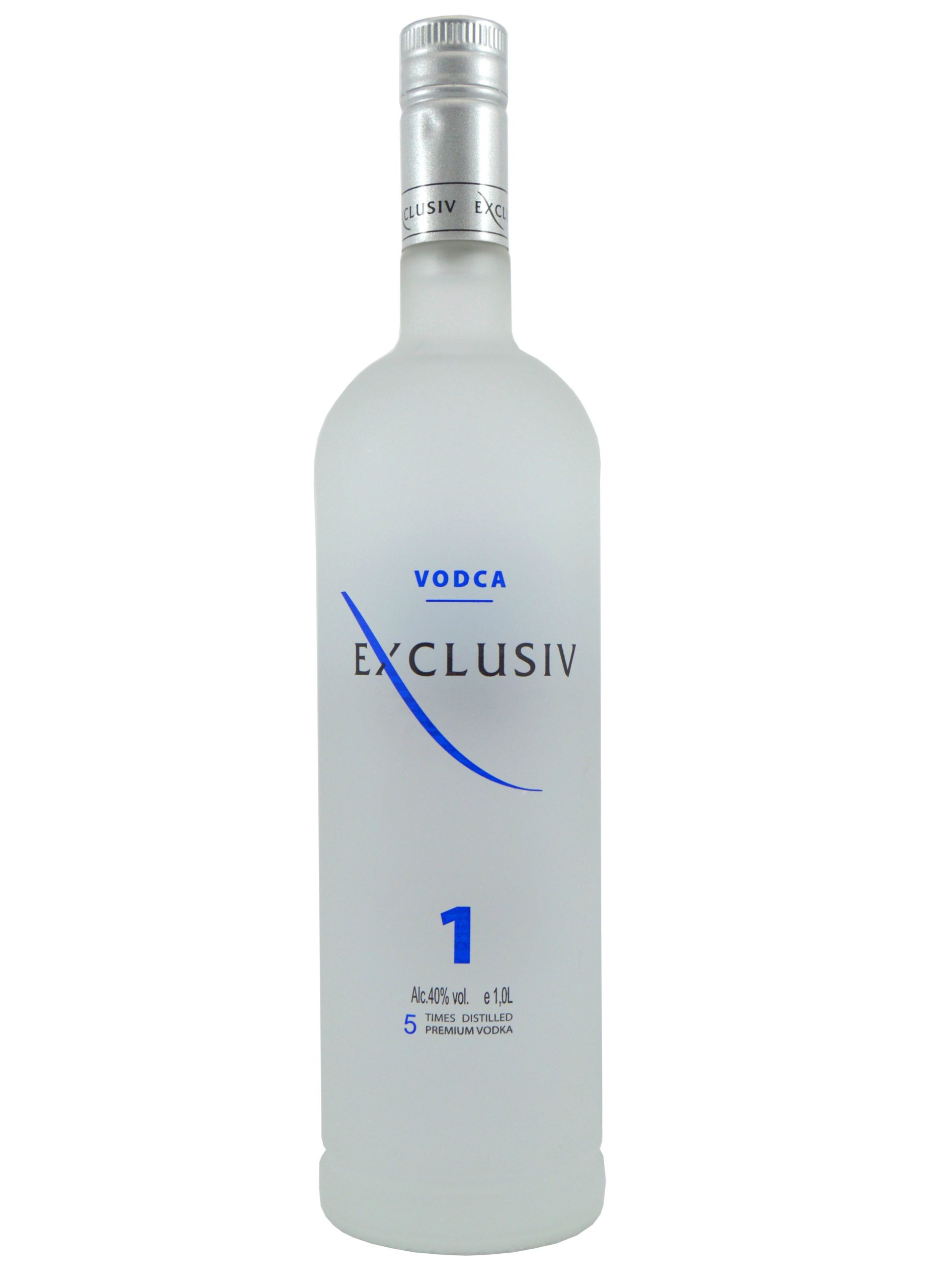 Exclusiv Vodka 5 Times Distiled 1 L. 】 Vinos Baco