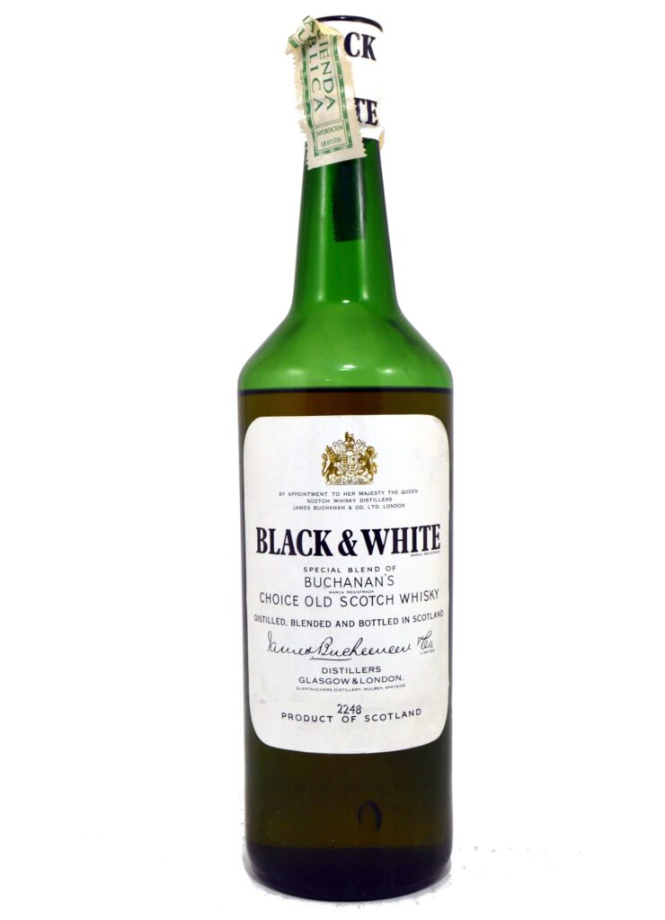 ▷【 Black & White Buchanan's - Años 60 】| Vinos Baco