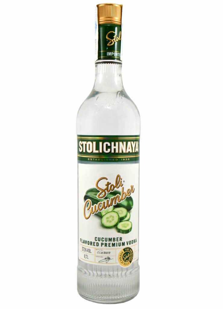 Stolichnaya Cucumber Premium Vodka 】 Vinos Baco