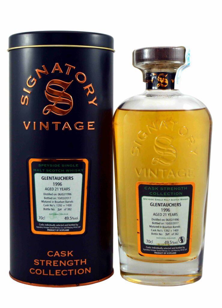 ▷【 Signatory Vintage - Glentauchers 1996 - 21 Years Old