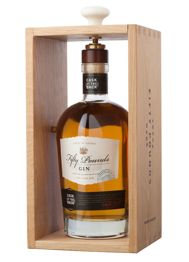 Fifty Pounds Gin Cask at the Back