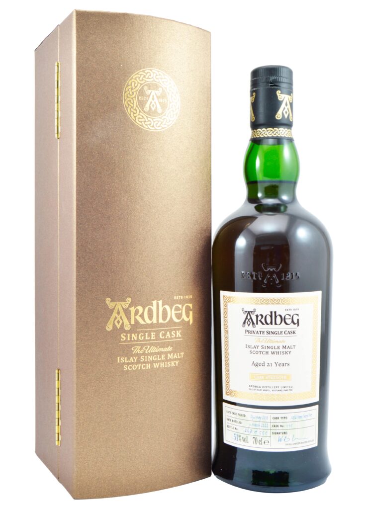 ▷【 Ardbeg 21 Years Old Cask Strength 】| Vinos Baco